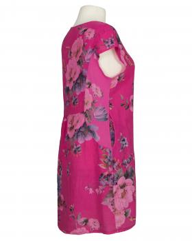 Leinenkleid mit Rosen in  pink von Puro Lino (Bild 2)
