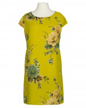 Leinenkleid mit Rosen in  senf von Puro Lino (Bild 1)
