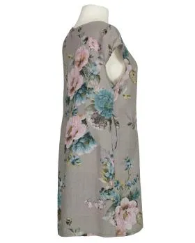 Leinenkleid mit Rosen in  taupe von Puro Lino (Bild 2)