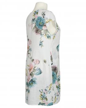 Leinenkleid mit Rosen in  weiss von Puro Lino (Bild 2)