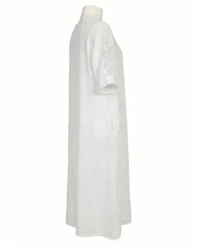 Leinenkleid mit Spitze in  wei� von Puro Lino (Bild 2)