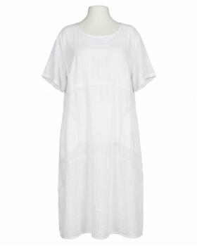 Leinenkleid mit Stickerei in  wei� von Puro Lino (Bild 1)