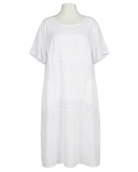 Leinenkleid mit Stickerei in  wei� von Puro Lino (Bild 1)