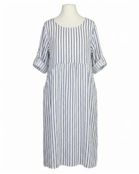 Leinenkleid mit Streifen in  wei� von Puro Lino (Bild 1)