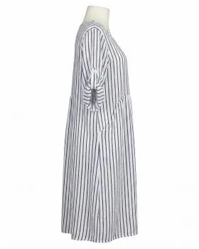 Leinenkleid mit Streifen in  wei� von Puro Lino (Bild 2)