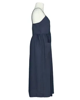 Leinenkleid mit Taschen in  blau von Puro Lino (Bild 2)