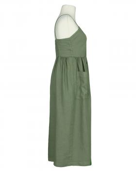 Leinenkleid mit Taschen in  khaki von Puro Lino (Bild 2)