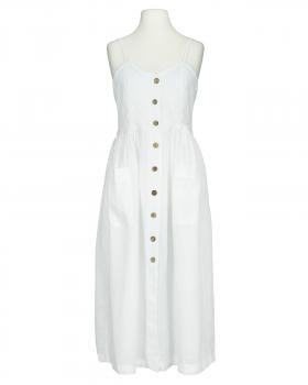 Leinenkleid mit Taschen in  weiss von Puro Lino (Bild 1)