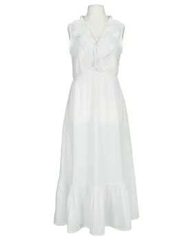 Leinenkleid mit Volant in  wei� von Monday Afternoon (Bild 1)