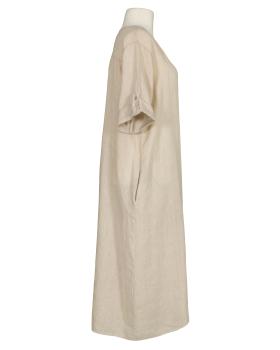 Leinenkleid mit Zierknpfe in  beige von Made in Italy (Bild 2)