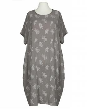Leinenkleid Print in  braun von Puro Lino (Bild 1)