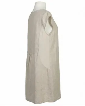 Leinenkleid Stickerei in  beige von Puro Lino (Bild 2)