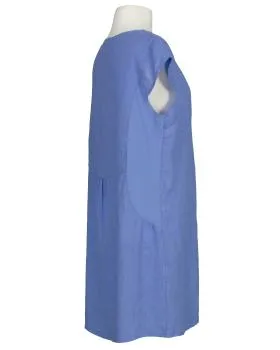 Leinenkleid Stickerei in  blau von Puro Lino (Bild 2)
