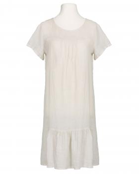 Leinenkleid Volant in  beige von Diana (Bild 1)