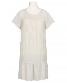 Leinenkleid Volant in  beige von Puro Lino (Bild 1)
