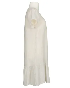 Leinenkleid Volant in  beige von Puro Lino (Bild 2)