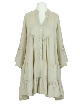 Leinentunika A-Linie in  beige von H. Trend (Bild 1)