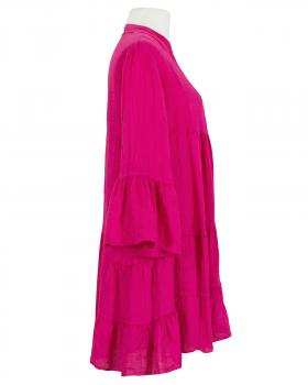 Leinentunika A-Linie in  fuchsia von H. Trend (Bild 2)