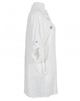 Leinentunika Sterne in  weiss von Spaziodonna (Bild 2)