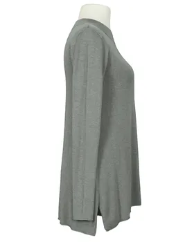 Long Pullover Feinstrick in  grau von Esvivid (Bild 2)