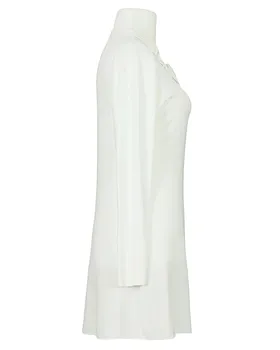 Long Pullover mit Cashmere in  wollwei� von Trats (Bild 2)