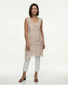 Long Shirt aus Seide in  rosa von Spaziodonna (Bild 3)