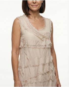 Long Shirt aus Seide in  rosa von Spaziodonna (Bild 4)