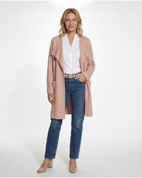 Long Strickh�lle in  rosa von Spaziodonna (Bild 3)