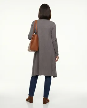 Long Strickjacke in  braun von Beauty Women (Bild 2)