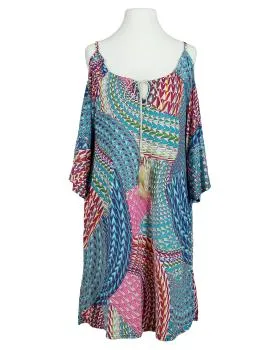 Cold-Shoulder Kleid in  blau von fashion made in france (Bild 1)
