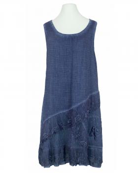 Long Tunika mit Spitze in  blau von Diana (Bild 1)