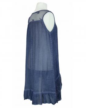 Long Tunika mit Spitze in  blau von Diana (Bild 2)