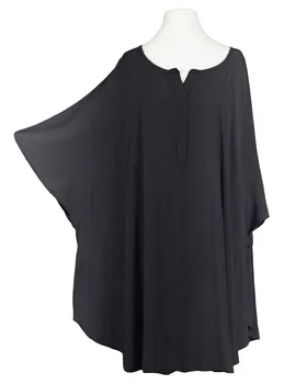 Long Tunika Viskose in  schwarz von Spaziodonna (Bild 2)
