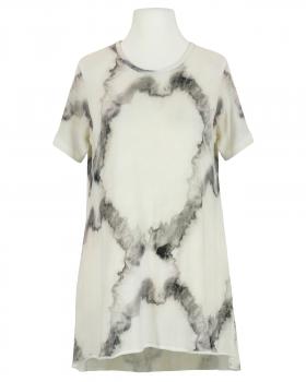 Longshirt mit Batik in  wollweiss von Esvivid (Bild 1)