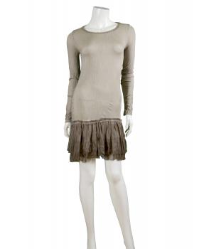 Longshirt mit Spitze in  braun von Miss Carla (Bild 2)