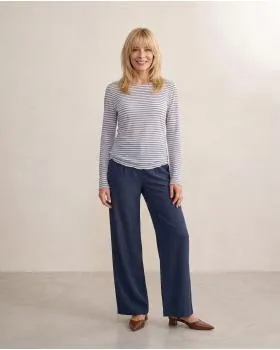 Longsleeve mit Cashmere in  blau von Italia Moda (Bild 3)