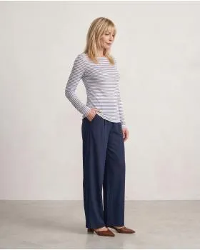 Longsleeve mit Cashmere in  blau von Italia Moda (Bild 4)