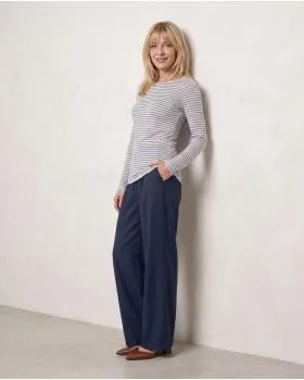 Longsleeve mit Cashmere in  blau von Italia Moda (Bild 5)