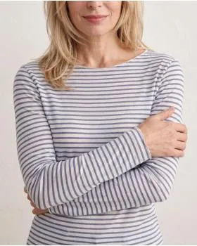 Longsleeve mit Cashmere in  blau von Italia Moda (Bild 7)