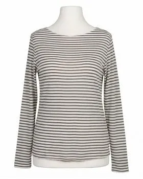 Longsleeve mit Cashmere in  braun von Italia Moda (Bild 1)