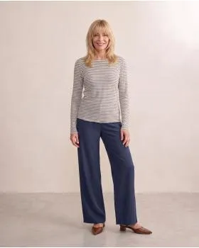 Longsleeve mit Cashmere in  braun von Italia Moda (Bild 3)