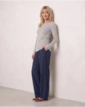 Longsleeve mit Cashmere in  braun von Italia Moda (Bild 5)
