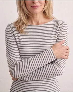 Longsleeve mit Cashmere in  braun von Italia Moda (Bild 7)