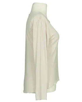 Longsleeve Viskose in  beige von Made in Italy (Bild 2)