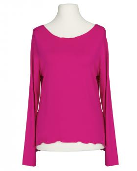 Longsleeve Viskose in  pink von Made in Italy (Bild 1)