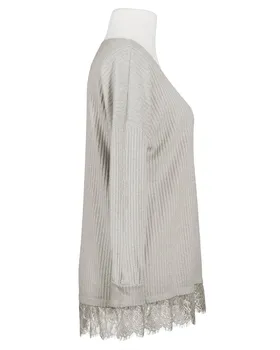 Shirt mit Spitze in  taupe von Spaziodonna (Bild 2)