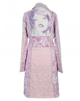Mantel mit Stickerei in  rosa von DY Design (Bild 3)