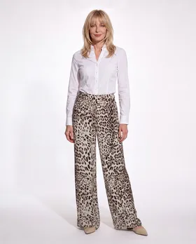 Marlenehose Leo mit Seide in  beige von Style Touch (Bild 3)