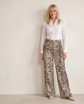 Marlenehose Leo mit Seide in  beige von Style Touch (Bild 4)