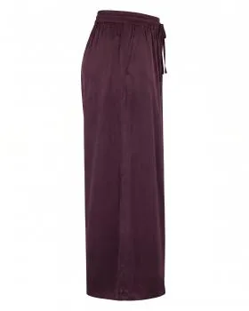 Marlenehose Satin in  aubergine von Moda Italia (Bild 2)